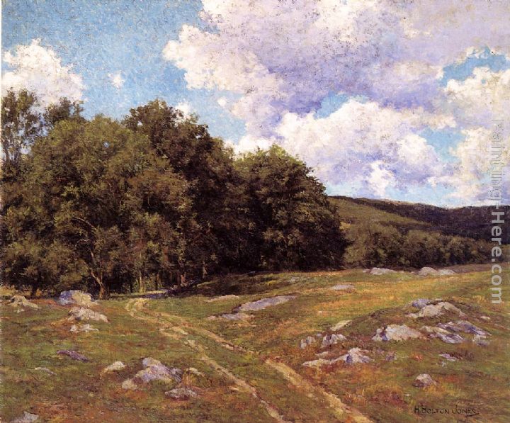 Meadow Crossing painting - Hugh Bolton Jones Meadow Crossing art painting